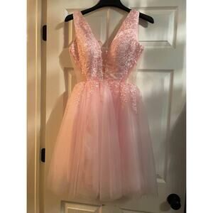 WICKED GLINDA Pretty Pink Short Puffy Dress